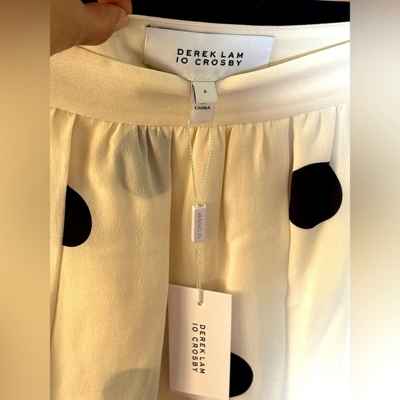 NWT! Derek Lam 10 Crosby polka dot skirt. Size 6. NEVER WORN! - Picture 2 of 3